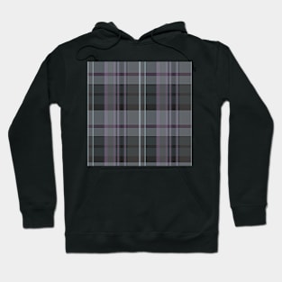 Grunge Aesthetic Conall 1 Hand Drawn Textured Plaid Pattern Hoodie